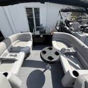 2026 Godfrey EX2086SBX Pontoon Boat - Black/Crimson